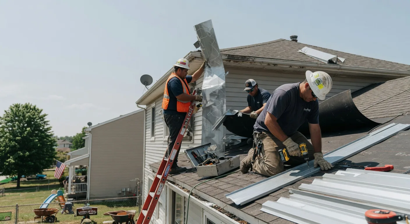 Storm Damage Metal Roof Repair in Fruitland, NM